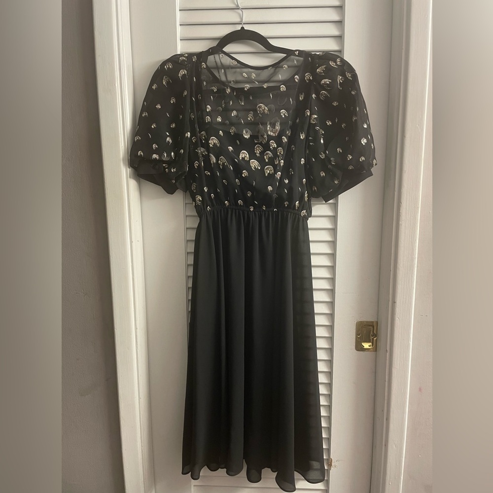 La Petite Connection by Jackie Taub Vintage Union Made 80s Small Cocktail Dress